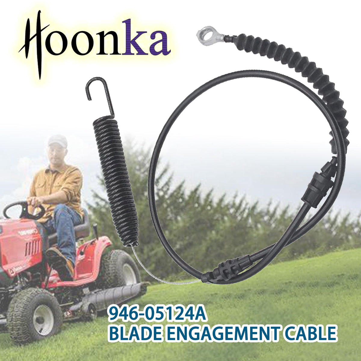 Funhoon 946-05124A cable kit for Troy-Bilt and MTD mowers