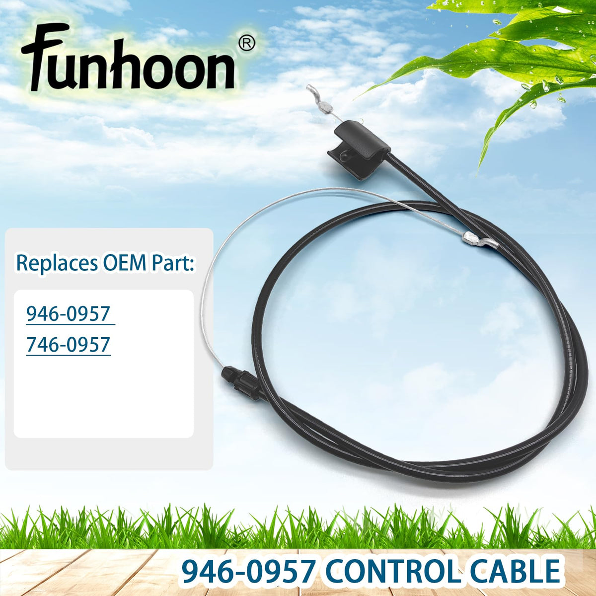 Funhoon cable installation on a Troy-Bilt walk-behind mower