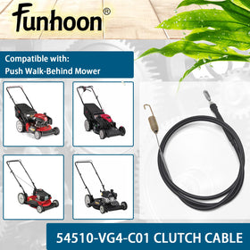 Funhoon clutch cable compatible with Honda Harmony models for straightforward install