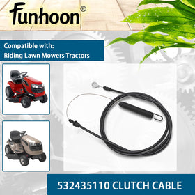 Funhoon cable fits Husqvarna YTA19K42 and YTA18542 models