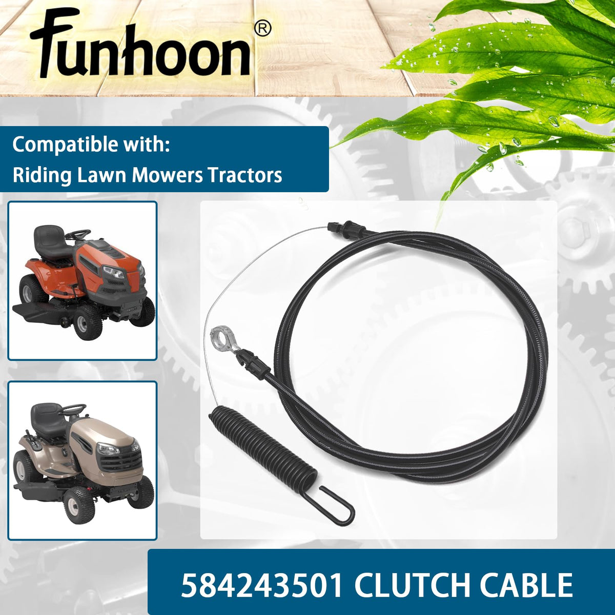 Packaging includes one clutch cable ready for installation