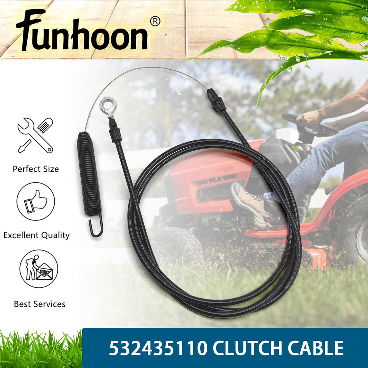 Replacement 532435110 cable from Funhoon for direct install
