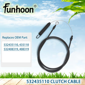 Funhoon clutch cable spring end designed for secure engagement