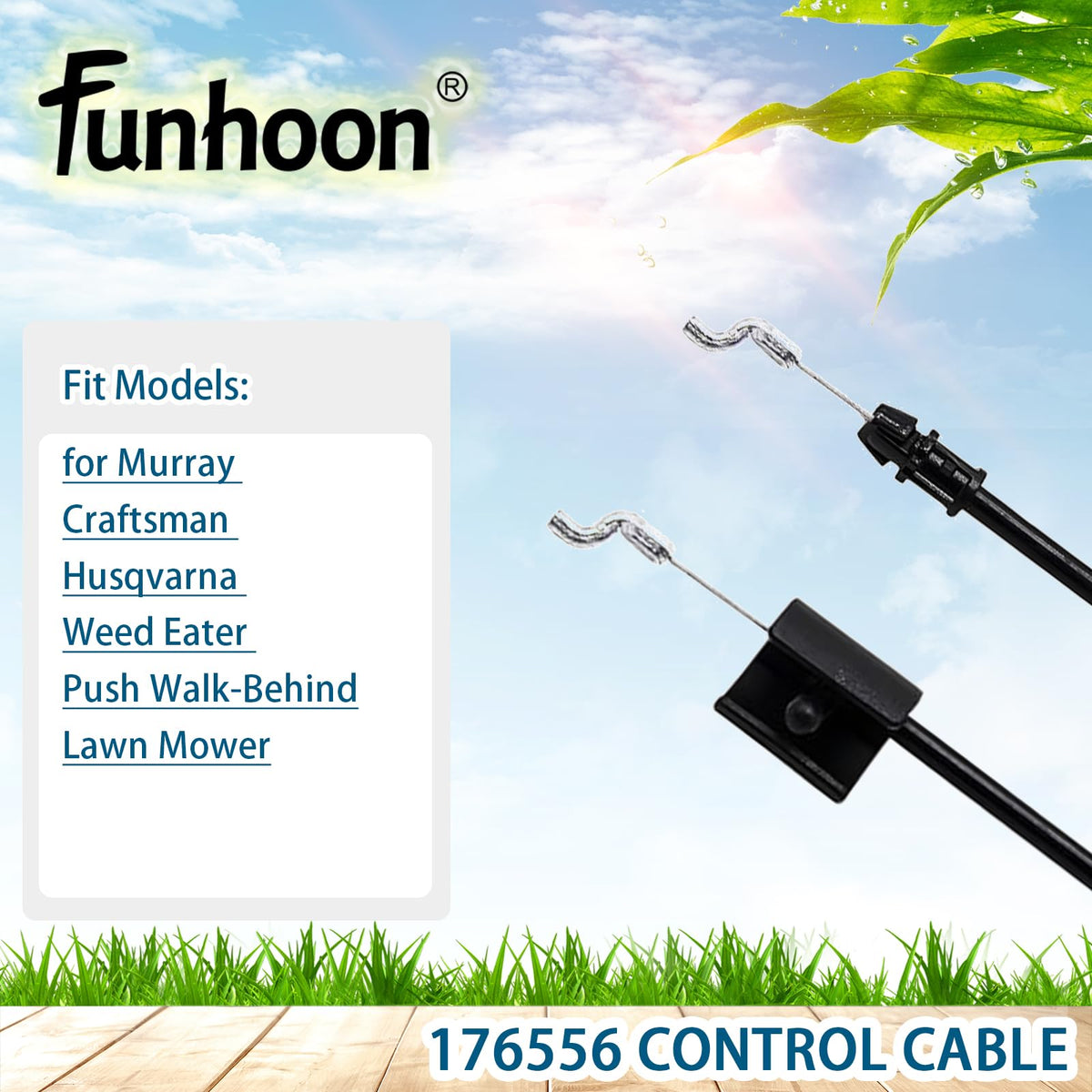 Funhoon conduit length 45inch ensures accurate fit and stable performance.