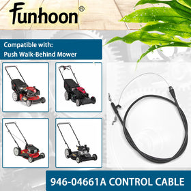Fits Troy-Bilt TB110 TB230 with reliable throttle cable performance