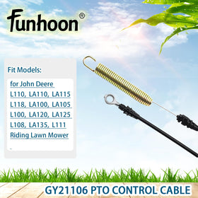 Funhoon X100-X120 series compatible PTO cable for smooth PTO control.