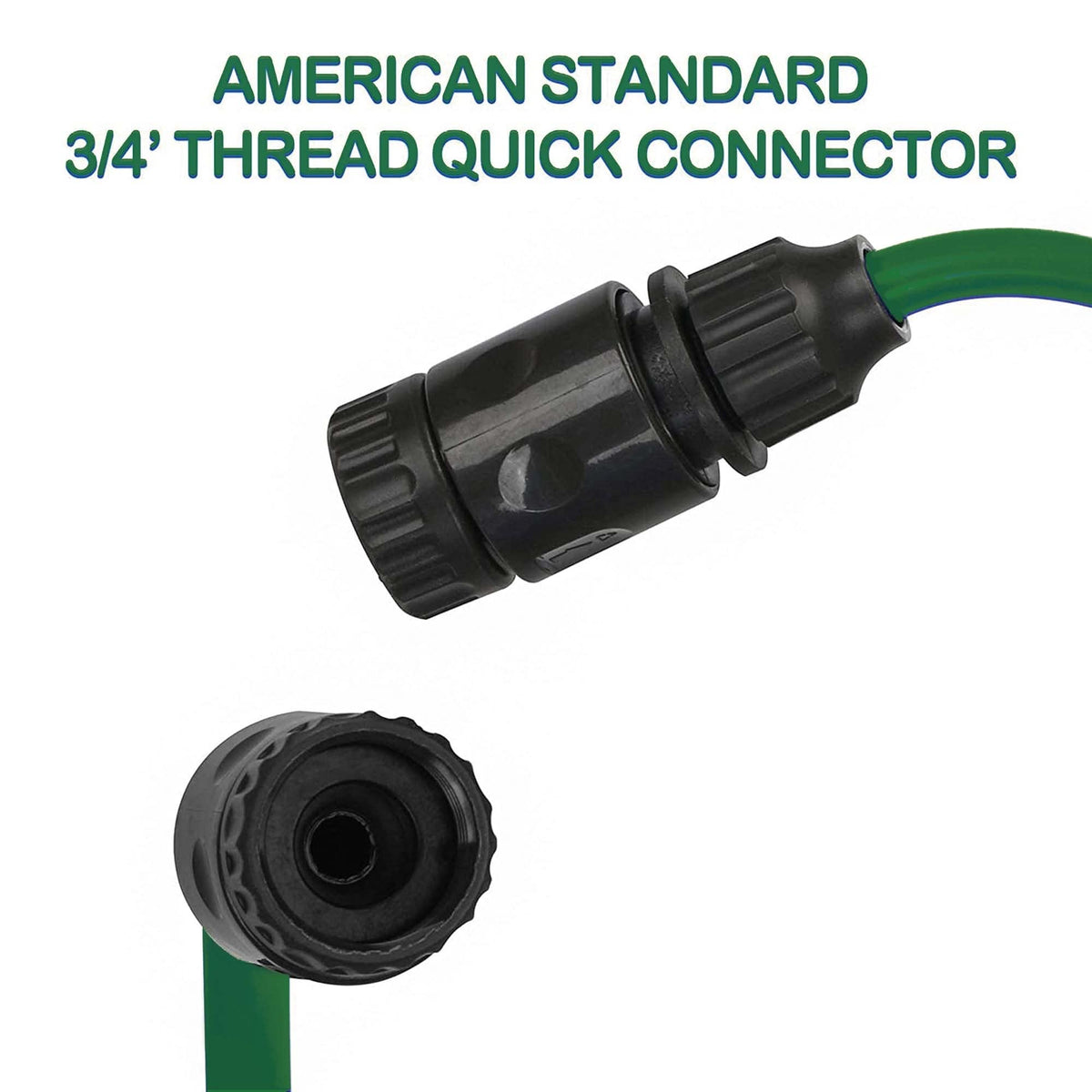 FUNJEE EVA Recoil Hose watering plants with flexible usage.