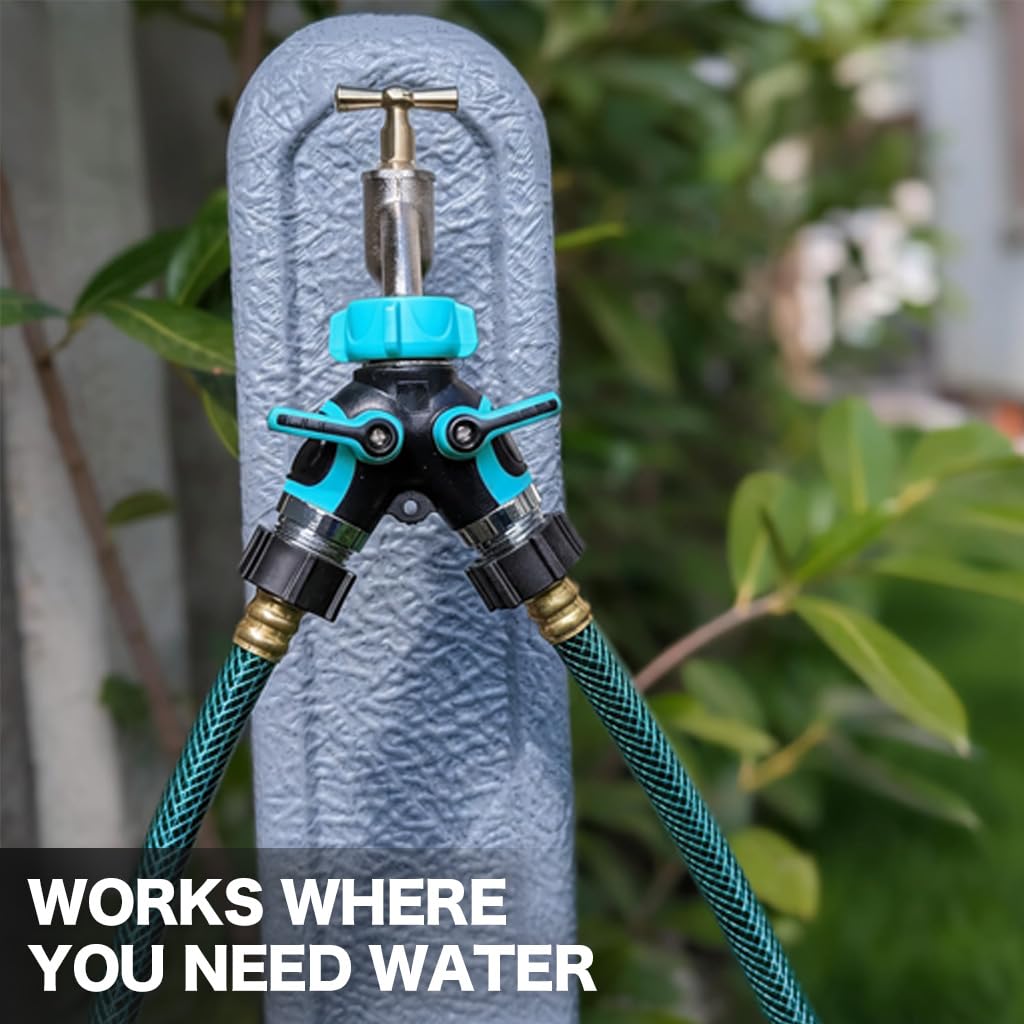 FUNJEE hoses include adapters and washers for secure fittings