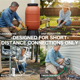 FUNJEE flexible PVC material makes handling easy near trees and shrubs