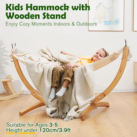 FUNLIO arch structure ensures balanced stability for gentle swinging.