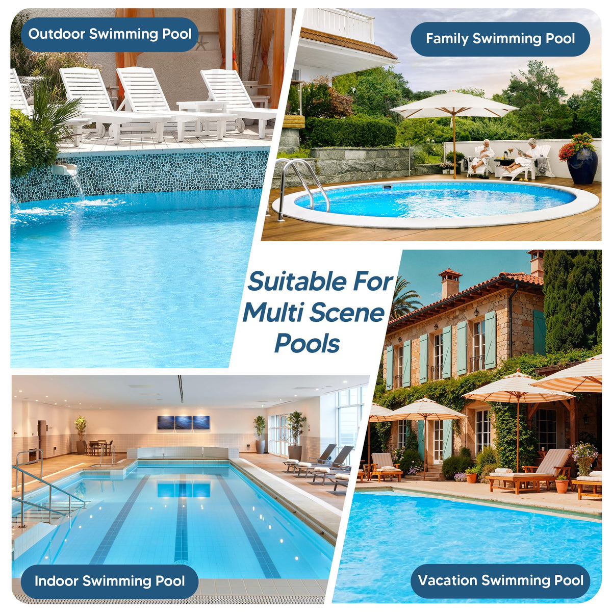 Funmit 896584000-143 tires pre-tested for long-lasting pool vacuum performance