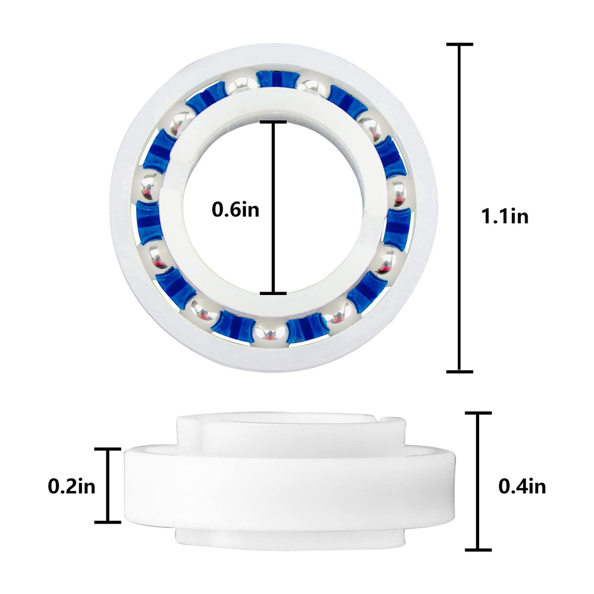 Funmit C60 wheel bearing on Polaris 280 cleaner illustrates extended durability