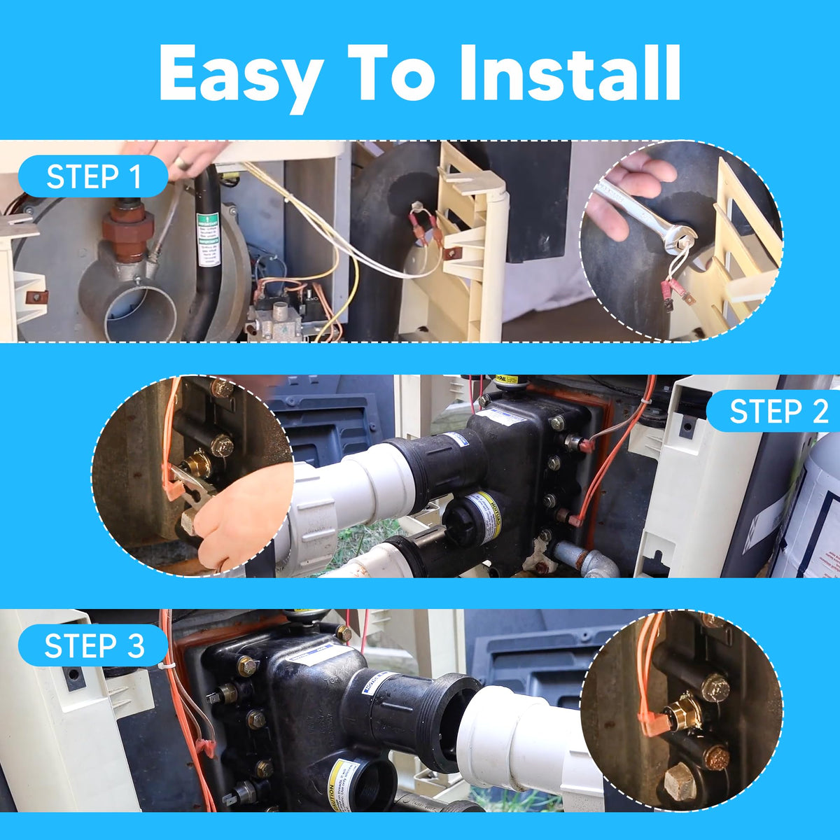 Funmit installation guide image hints at quick DIY replacement.