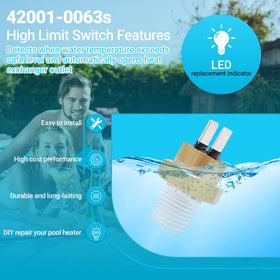 Funmit heat safety sensor replacement protects pool and spa systems.
