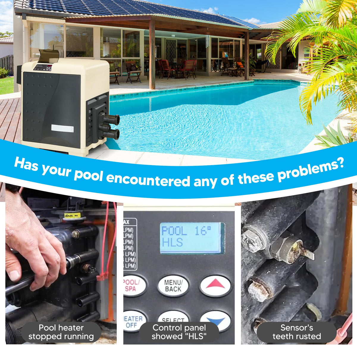 Funmit High Limit Switch demonstrates safe shutoff for spa heaters.
