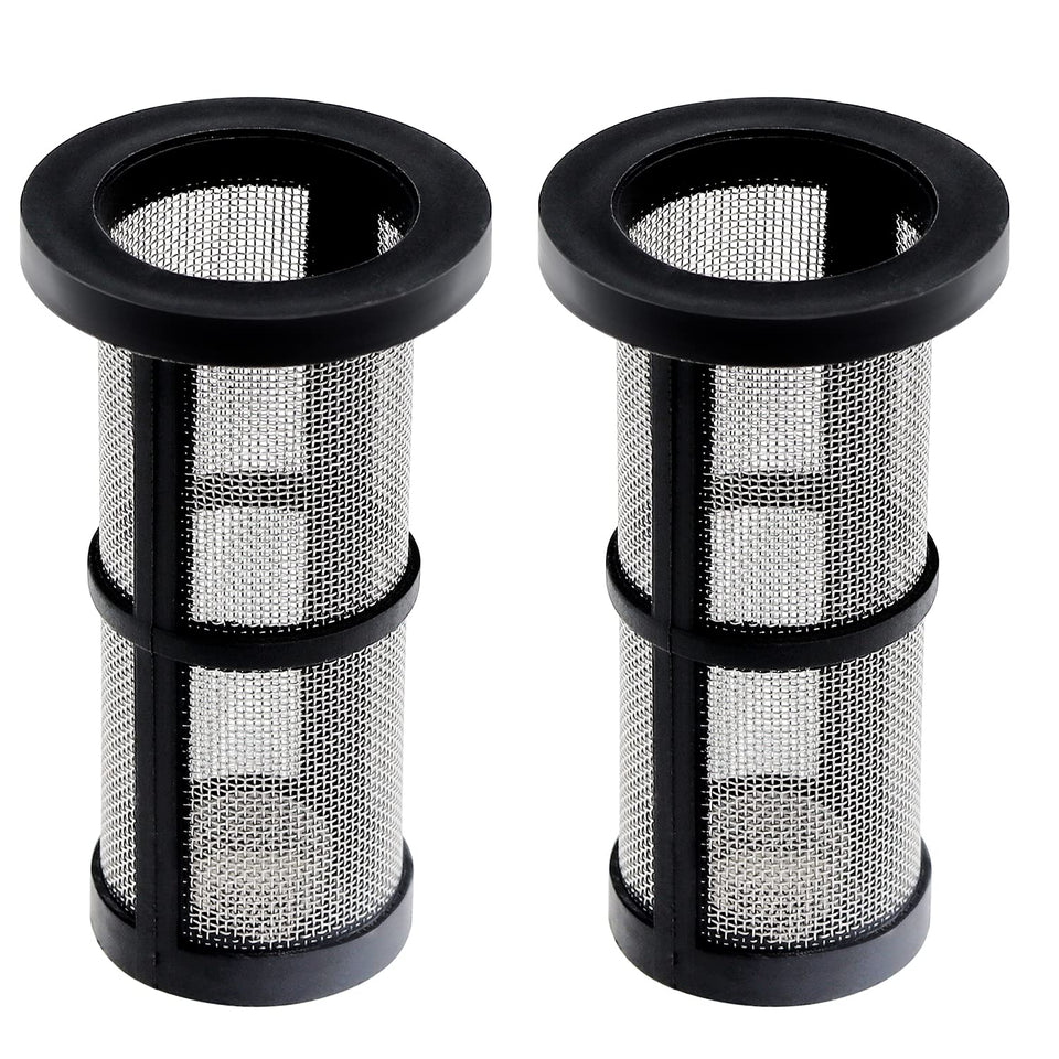 Funmit 48-222 inline filter screen shows a durable stainless steel filtration area for Polaris cleaners