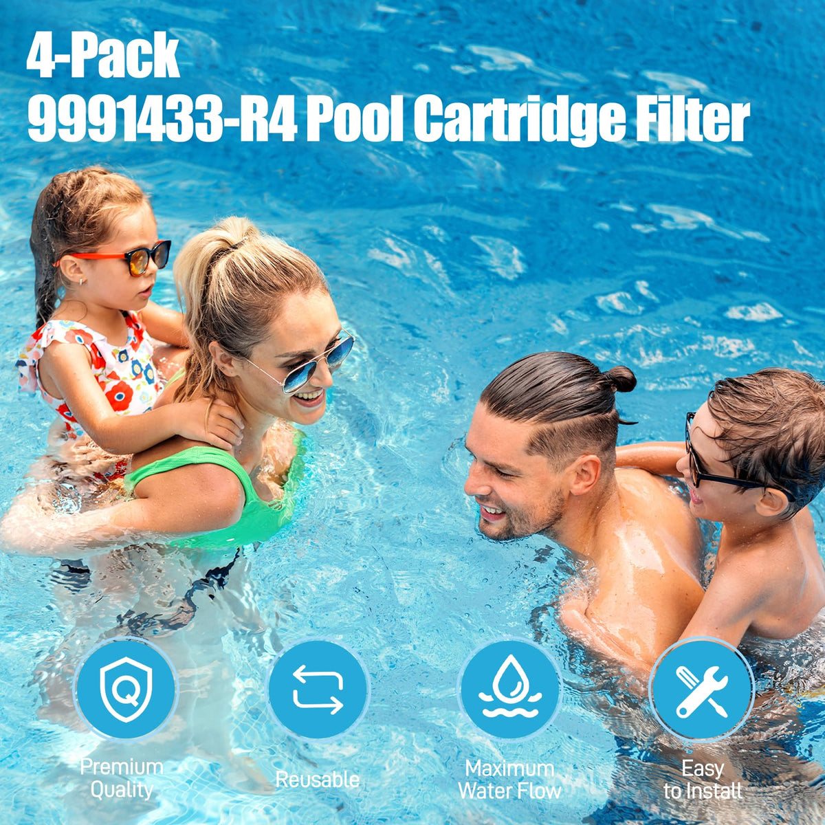 Funmit 9991432-R4 replacement filter for easy model matching