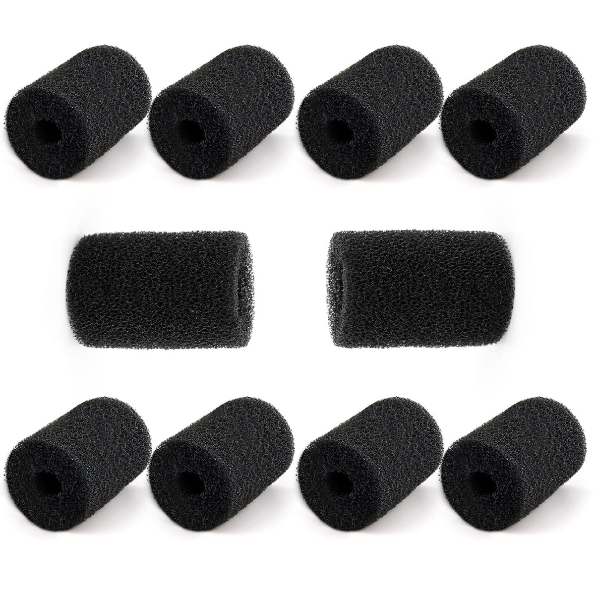 Funmit Polaris tail scrubber end close-up showing durable foam for effective pool cleaning