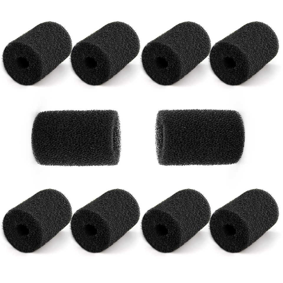 Funmit Polaris tail scrubber end close-up showing durable foam for effective pool cleaning