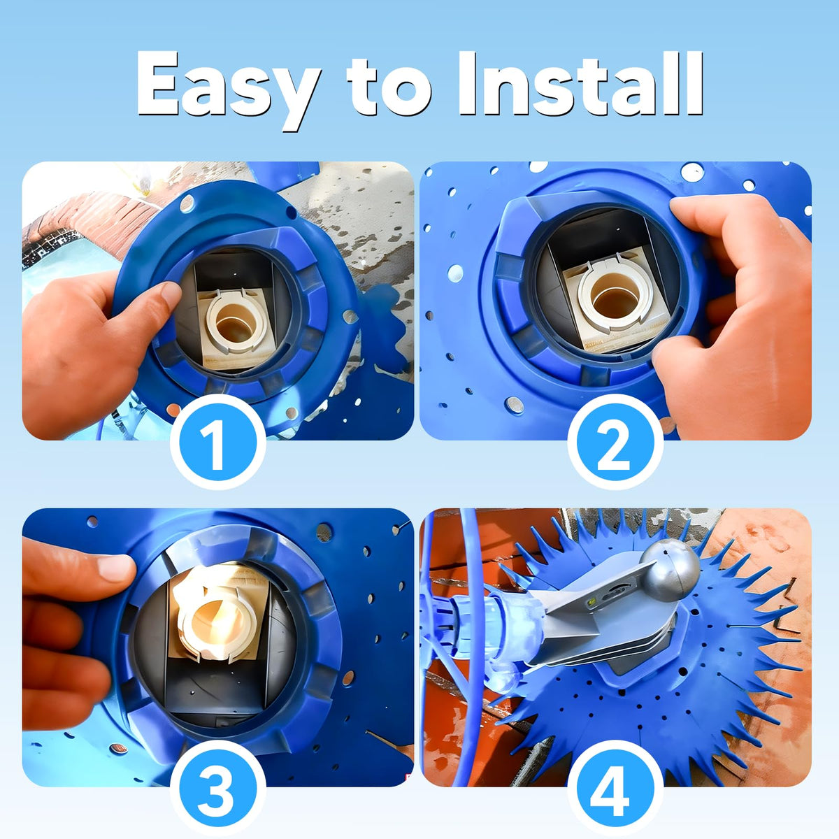 Funmit W83277 G4 seal disc supports durable pool cleaning.
