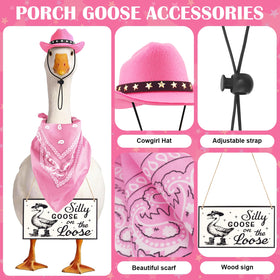 FunMular wood sign enhances garden display with cheeky goose-themed flair