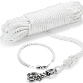 Funnans flag rope kit 100 ft for tall flagpoles, detailed and ready to install