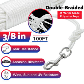 Funnans 316 stainless steel swivel hooks resist rust and are easy to attach flags