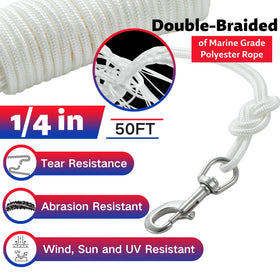 FUNNANS swivel snap hooks 316 stainless steel prevent rust and make hanging easy.