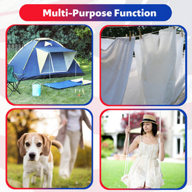 Funnans hardware supports versatile uses beyond flags and home installations