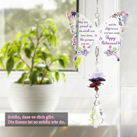 Funnli window hanging suncatcher decor enhances any room with shimmer.