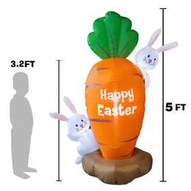FUNPENY ground stakes and tethers keep the decoration secure in breezy conditions.