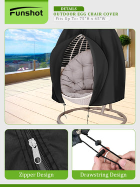 Funshot windproof design with secure fit for breezy patio days.