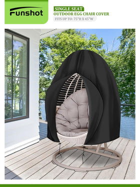 Fits most single-seat egg chairs with stands up to 75 inches.