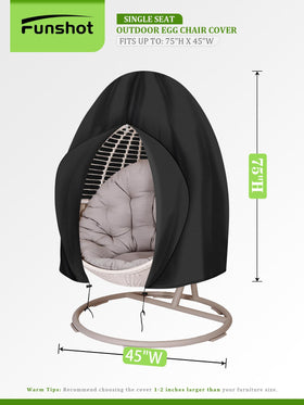 Close-up of zipper and drawstring securing the Funshot cover in wind.