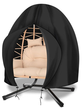 Funshot patio egg chair cover waterproof 91x80 keeps outdoor seating dry