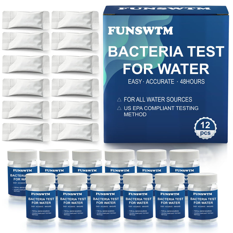 FUNSWT Coliform Test Kit front view for home water safety testing