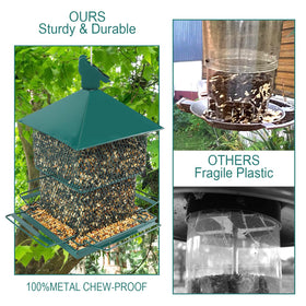 FUNWILDLIFE designer outdoor feeder blends style with garden spaces.