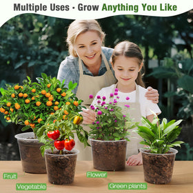 FUOAUYK lightweight reusable pot ideal for indoor and outdoor placement.