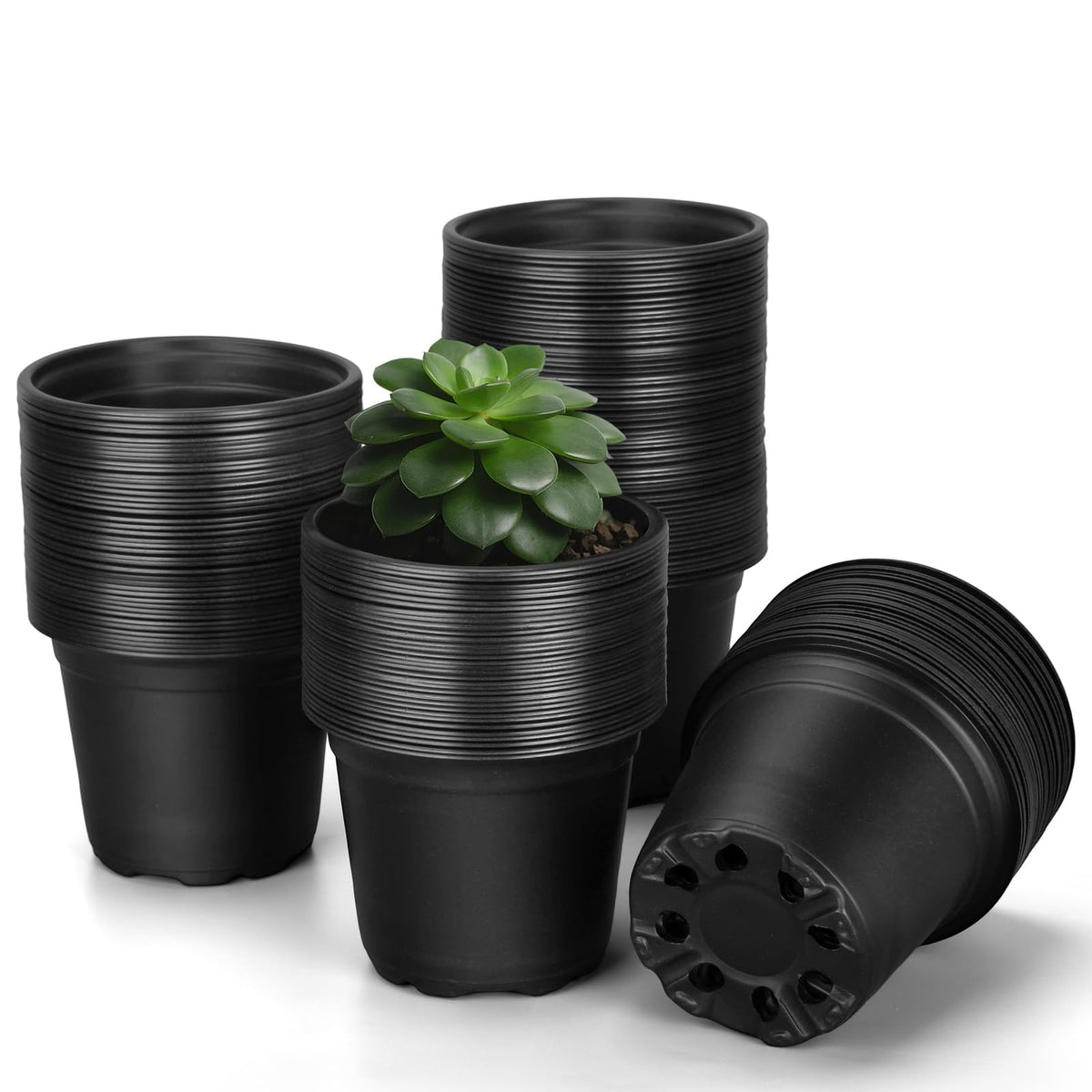 FUOAUYK 4-inch seedling pots for reliable seed starting and healthy roots.