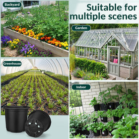 FUOAUYK 110-piece seed starting kit provides ample starter pots.