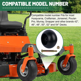 Fuoequl replaces common AYP and MTD parts for Craftsman and Cub Cadet decks.