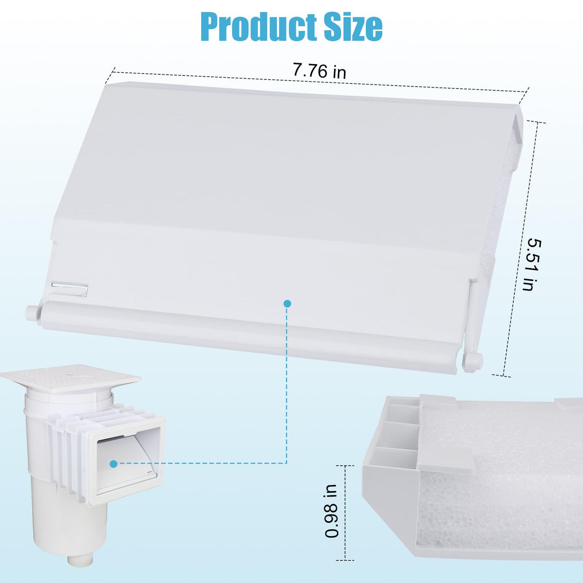 Fuoequl weir door installation snapshot demonstrates tool free snap in