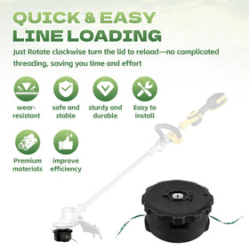 Fuosuc DWO1DT995 garden-edge performance weed trimmer head for edging