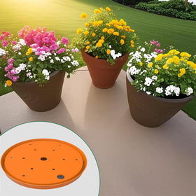 Furniok round planter insert is reusable across seasons