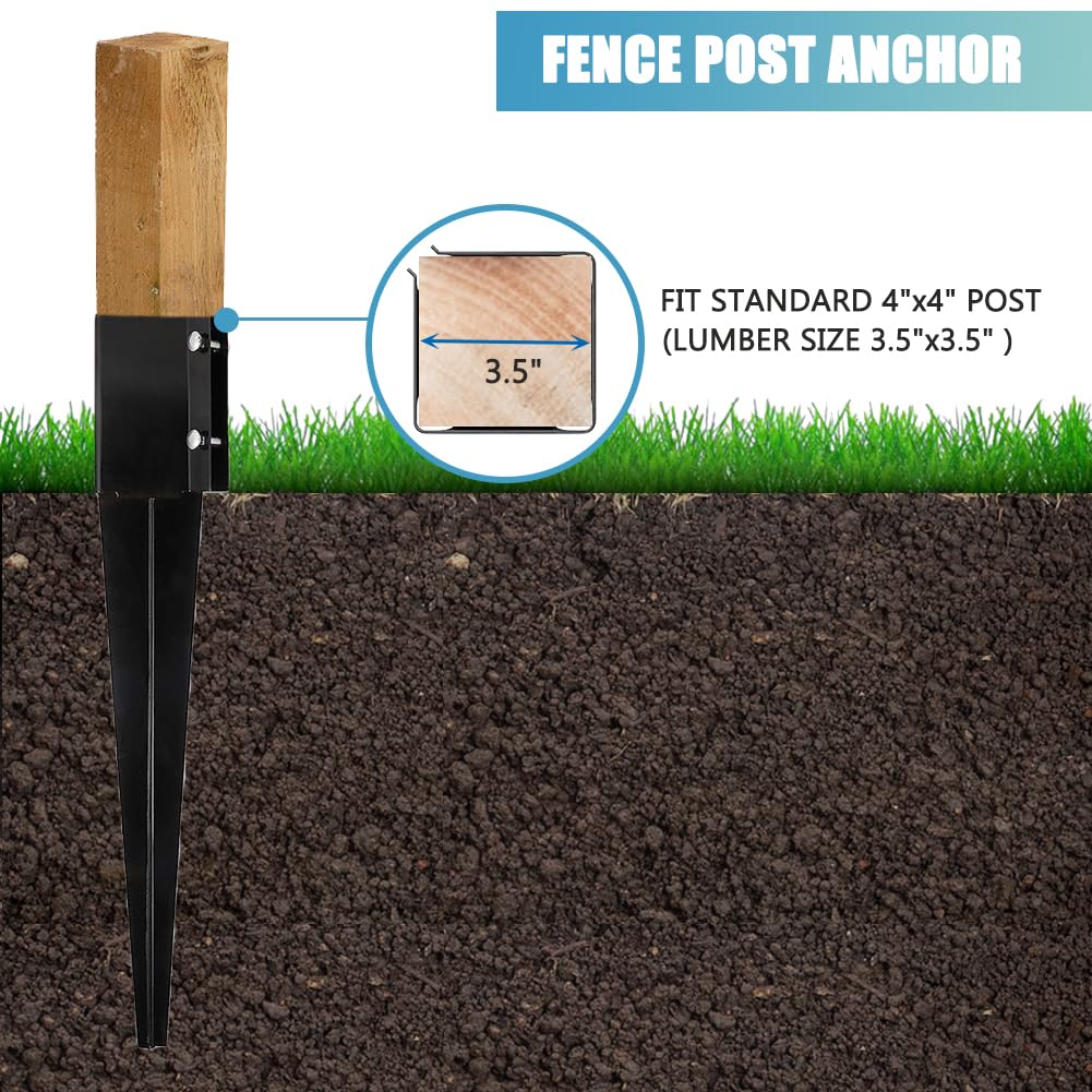 Furnishh 24-inch anchor length highlights deep ground staking capability