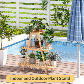 Furshus bamboo plant stand comes with detailed installation guide