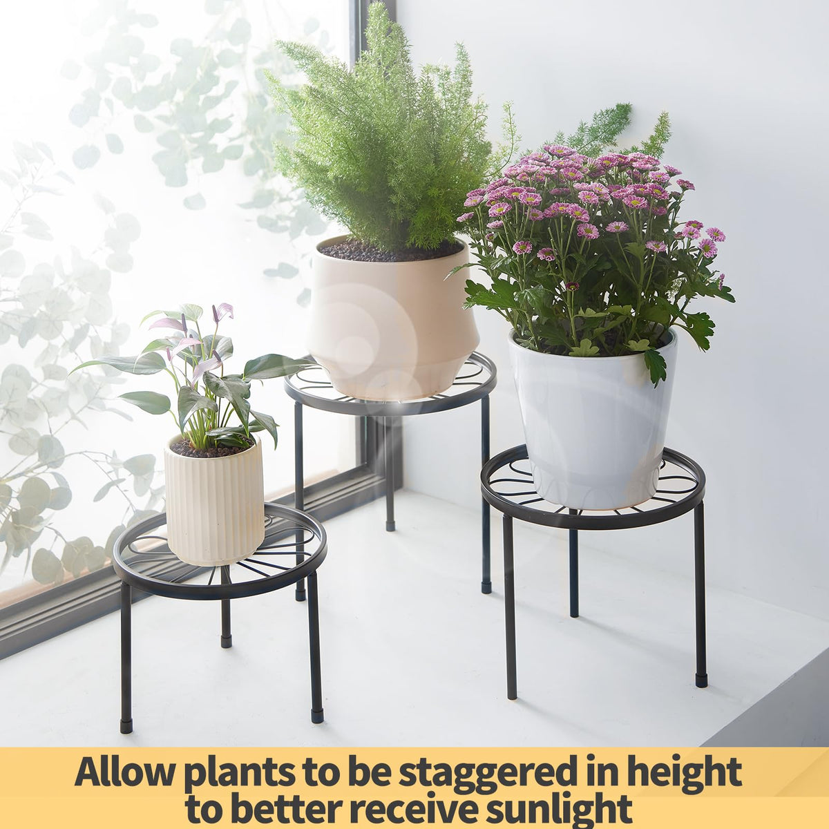 Furshus indoor-outdoor plant display suitable for balcony or living room