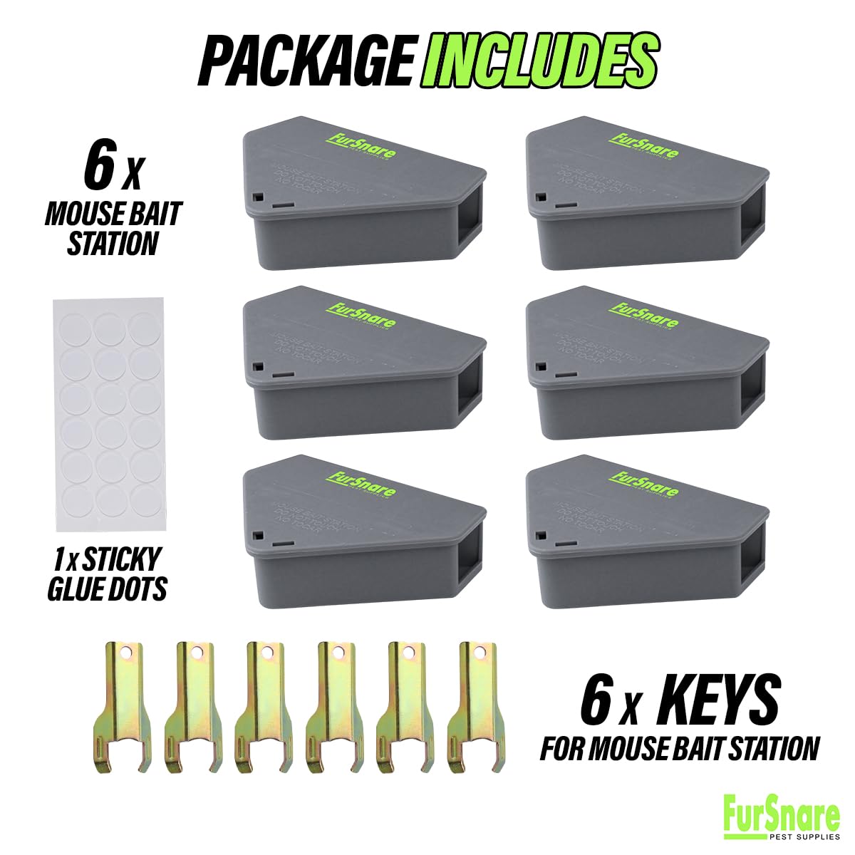FurSnare 6-unit setup covers kitchens, sheds, and garages with dependable protection.