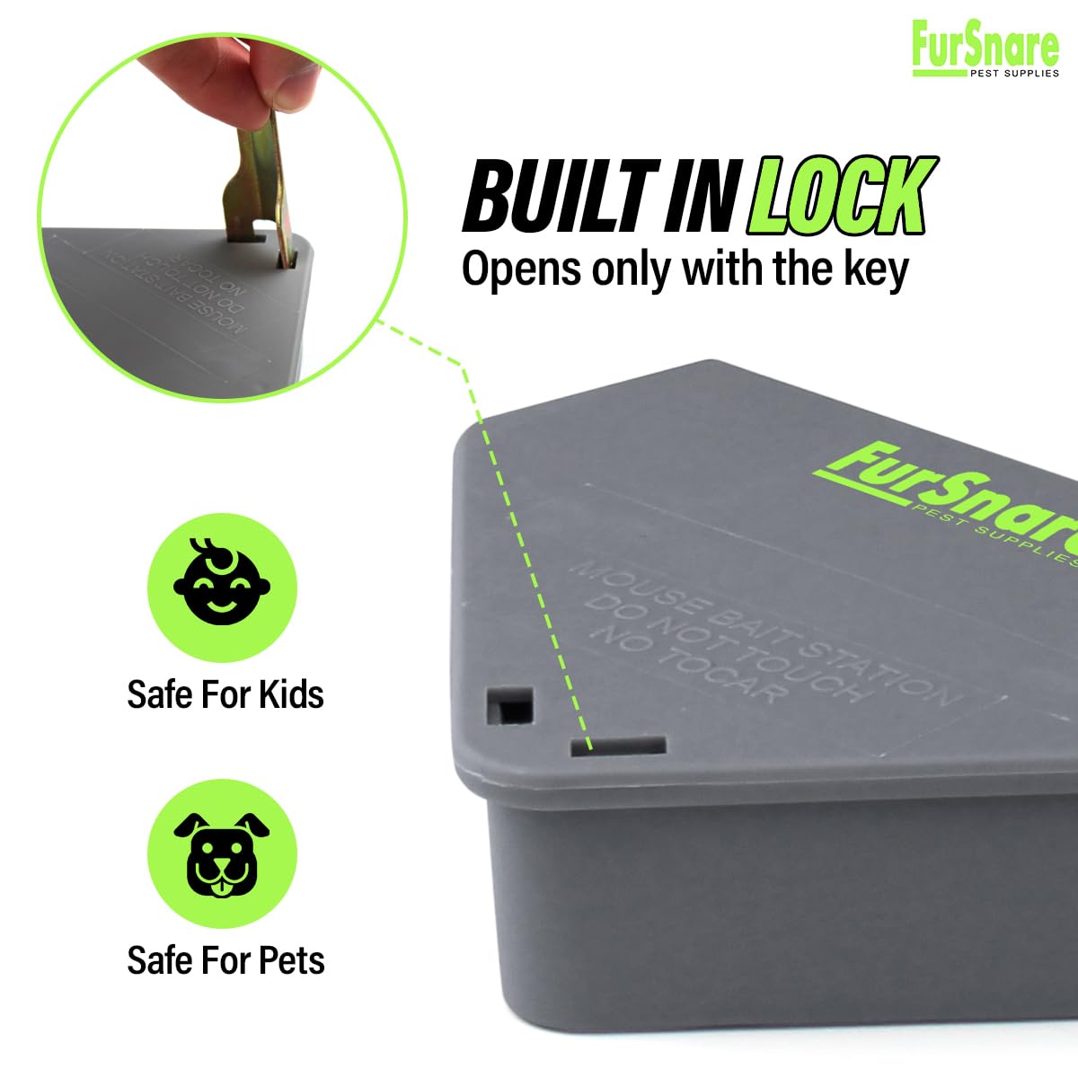 FurSnare tamper-proof design ensures controlled access and safer spaces.