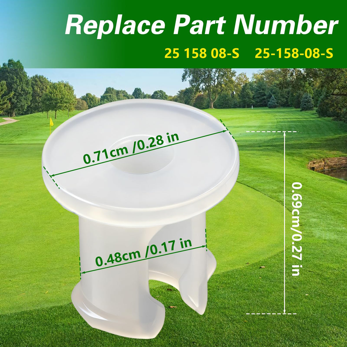 FUSCH 25-158-08-S replacement part number highlights exact fit.